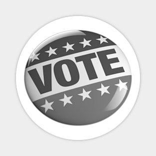 Image: Vote button (grey) Magnet